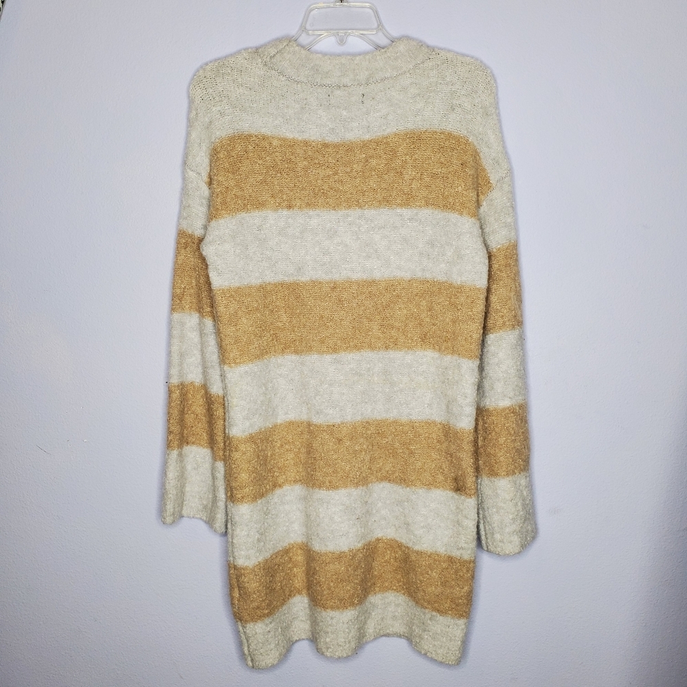 AE Gray Rugby Stripe Sweater Dress - Picture 6 of 9